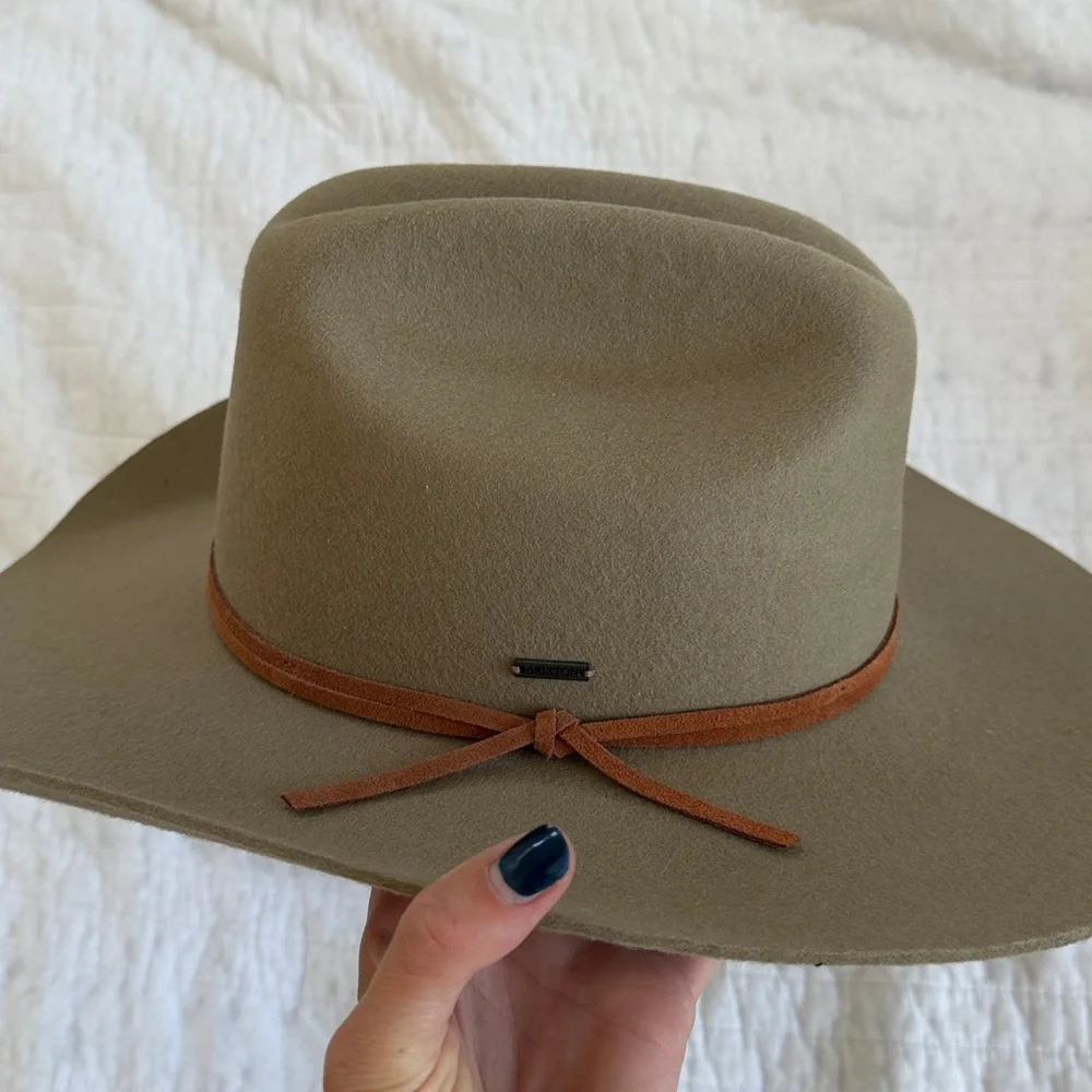 Brixton Men's Tan Western hat - Picture 6 of 7